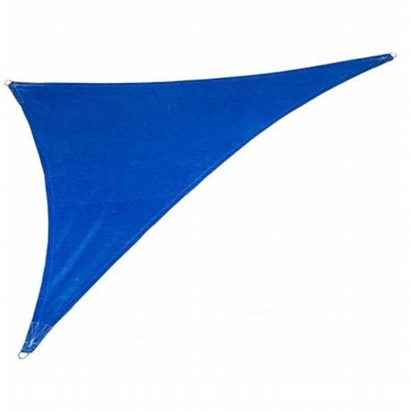 Gale Pacific Usa Inc Gale Pacific USA 473983 Coolaroo Coolhaven SHADE SAIL RT TRI 15'x12'x9' Sapphire with Fixing Kit 473983 - main